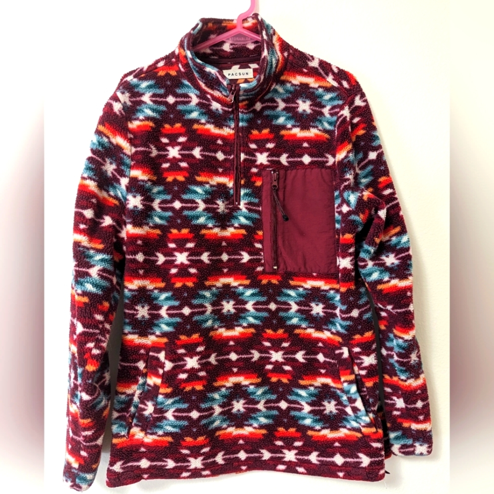 PacSun half zip sweater